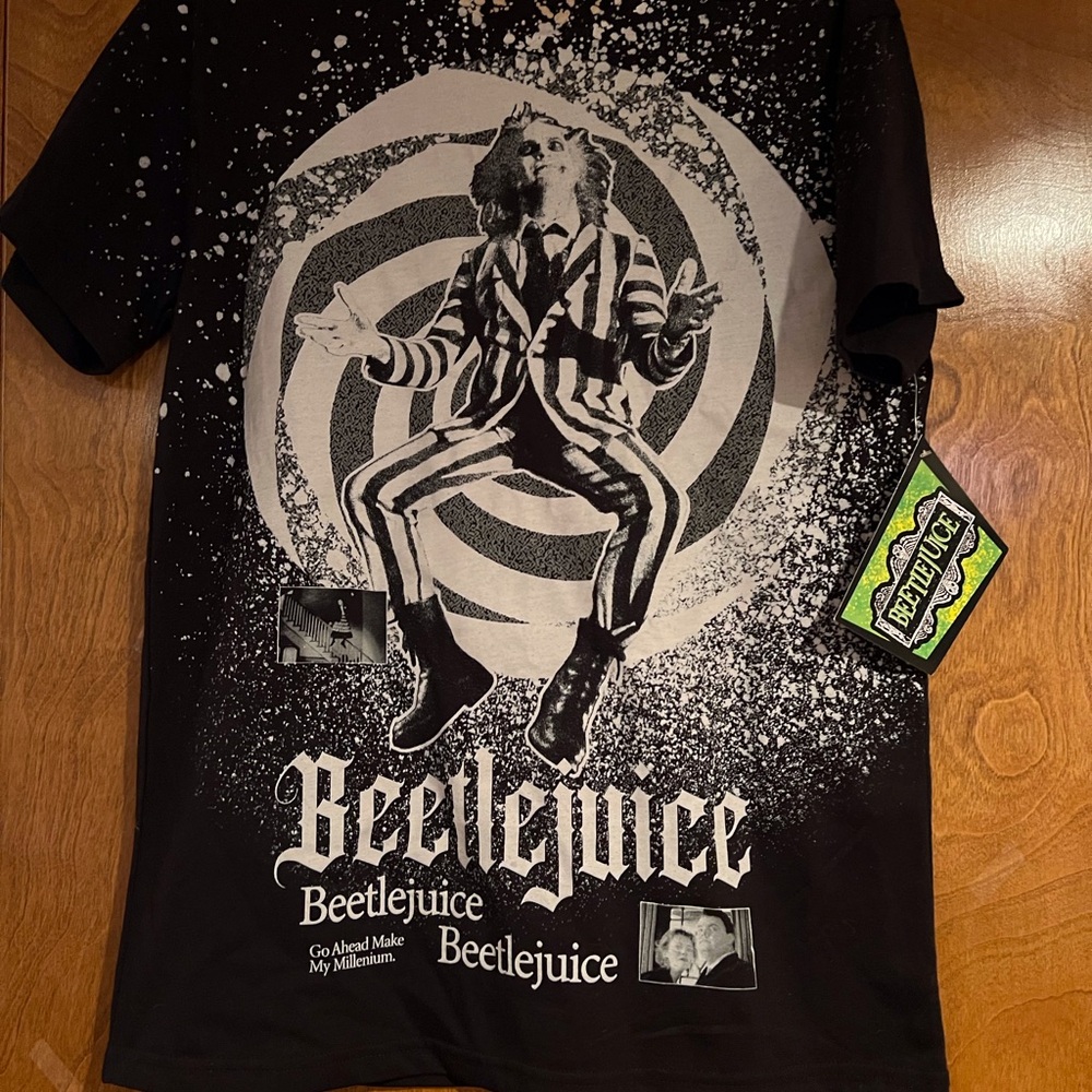 Beetlejuice Black Graphic Tee